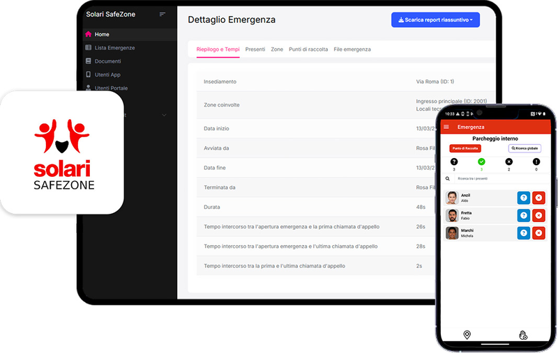 SafeZone: sistema digitale per la gestione delle emergenze